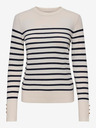 Jacqueline de Yong Maglione a righe blu e beige da donna JDY Malou