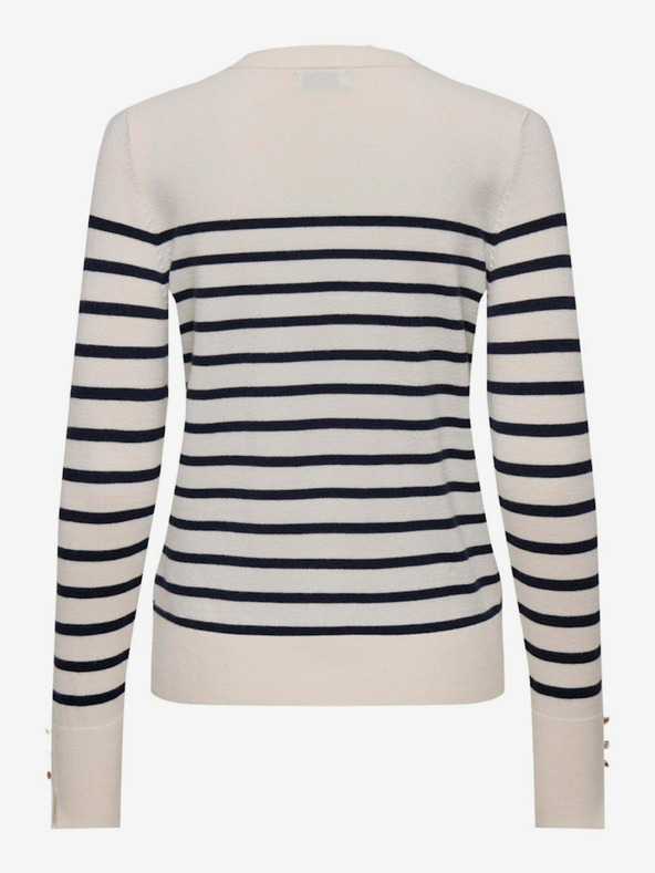 Jacqueline de Yong Maglione a righe blu e beige da donna JDY Malou