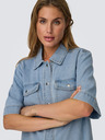 ONLY Abito camicia in denim blu chiaro da donna ONLY Belle