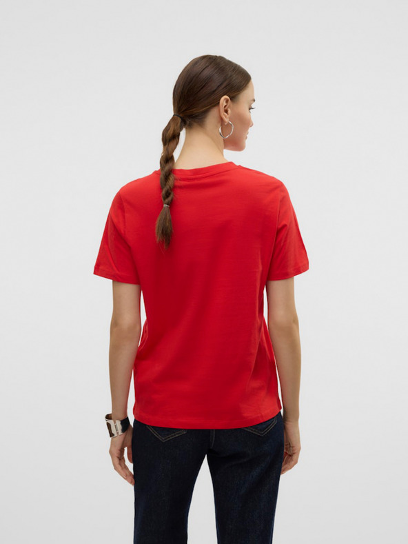 Vero Moda T-shirt rossa Vero Moda da donna Paulina