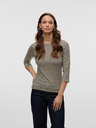 AWARE by VERO MODA Camicia a righe beige da donna AWARE by VERO MODA Fiona