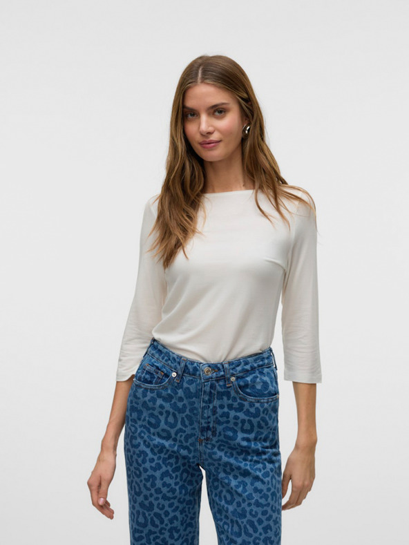 AWARE by VERO MODA Maglietta bianca da donna AWARE by VERO MODA Fiona