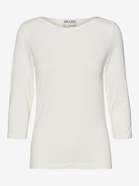 AWARE by VERO MODA Maglietta bianca da donna AWARE by VERO MODA Fiona