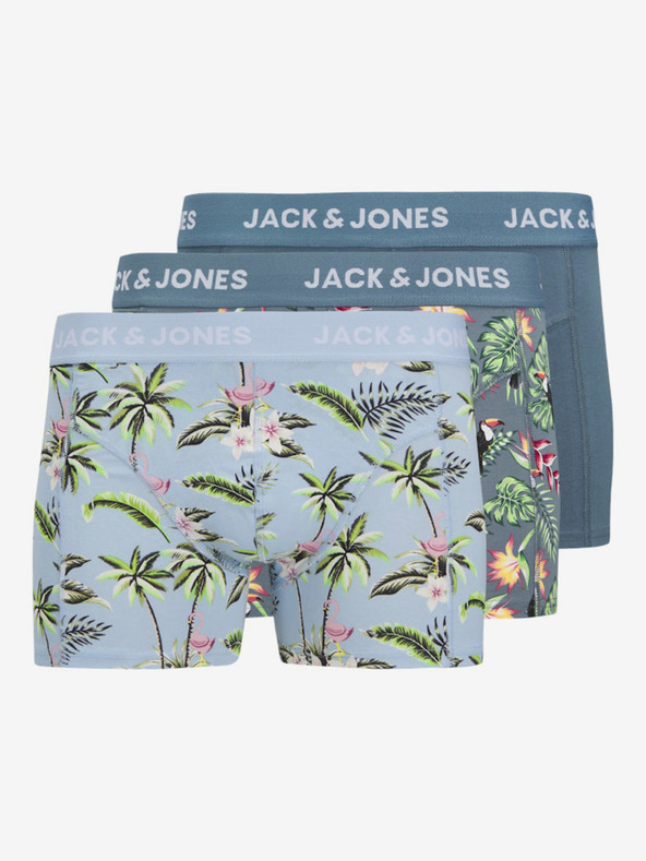 Jack & Jones Set di tre boxer blu da uomo Jack & Jones