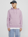 Jack & Jones Felpa con cappuccio Jack & Jones Star rosa chiaro da uomo