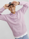 Jack & Jones Felpa con cappuccio Jack & Jones Star rosa chiaro da uomo