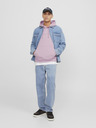 Jack & Jones Felpa con cappuccio Jack & Jones Star rosa chiaro da uomo