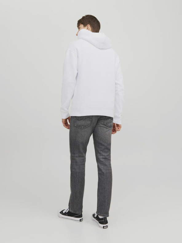Jack & Jones Felpa con cappuccio Jack & Jones Star bianca da uomo