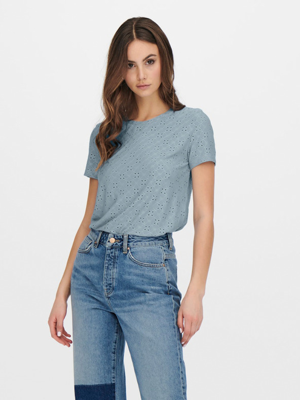 Jacqueline de Yong Maglietta donna azzurra JDY