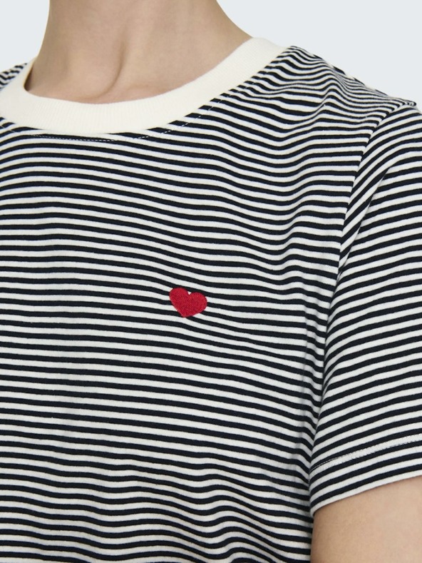 Jacqueline de Yong JDY Pisa camicia da donna a righe bianche e blu