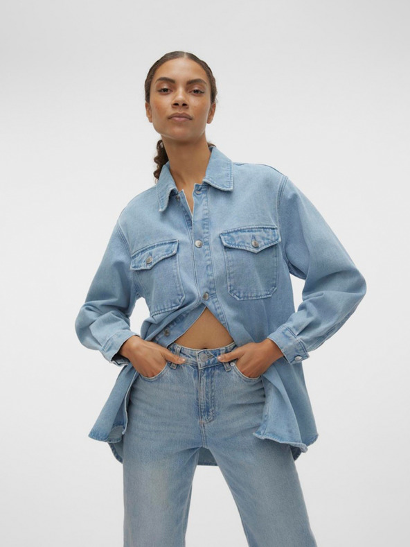 Vero Moda Camicia Denim Blu chiaro da donna Vero Moda Naya