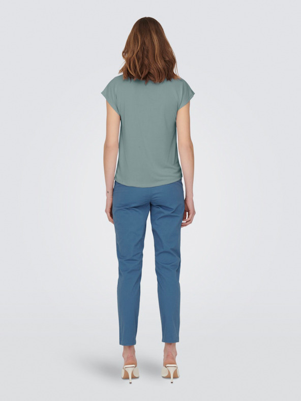 ONLY Maglietta verde da donna SOLO Libero