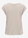 ONLY Maglietta da donna beige SOLO gratis
