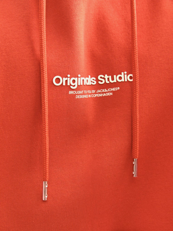 Jack & Jones Felpa con cappuccio arancione Jack & Jones Vesterbro Uomo