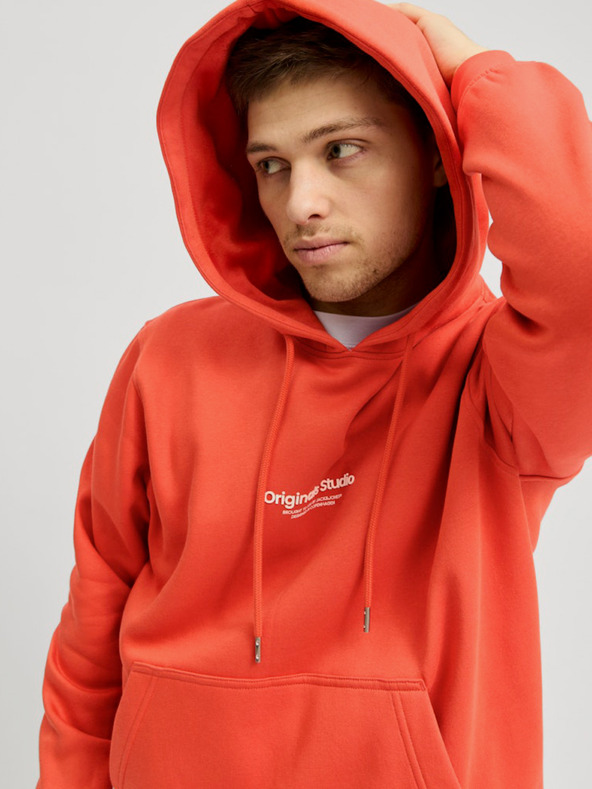 Jack & Jones Felpa con cappuccio arancione Jack & Jones Vesterbro Uomo