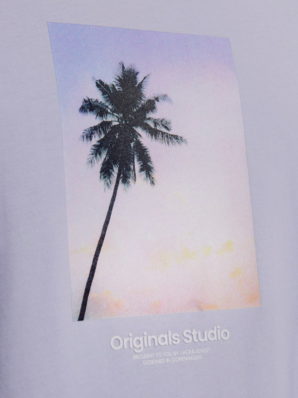 Jack & Jones Maglietta Jack & Jones Vesterbro viola chiaro da uomo