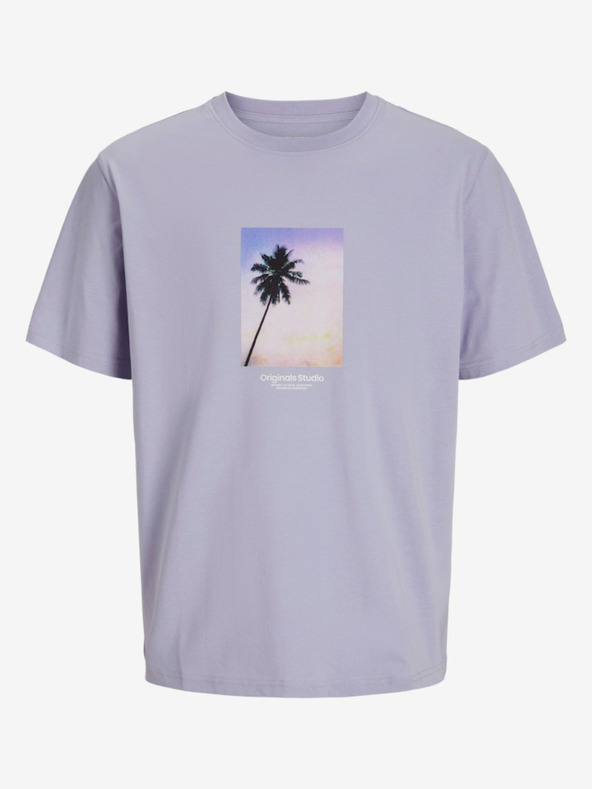 Jack & Jones Maglietta Jack & Jones Vesterbro viola chiaro da uomo