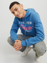 Jack & Jones Felpa con cappuccio Jack & Jones Logo blu da uomo