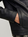 Jack & Jones Giacca in pelle Jack & Jones Dylan nera da uomo
