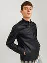 Jack & Jones Giacca in pelle Jack & Jones Dylan nera da uomo