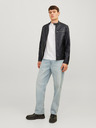 Jack & Jones Giacca in pelle Jack & Jones Dylan nera da uomo