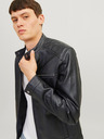 Jack & Jones Giacca in pelle Jack & Jones Dylan nera da uomo