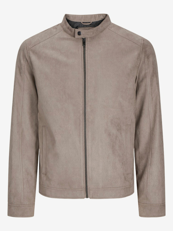 Jack & Jones Giacca in pelle scamosciata beige Jack & Jones Dylan uomo