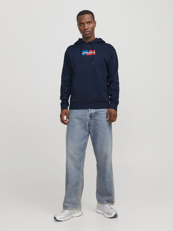 Jack & Jones Felpa con cappuccio Jack & Jones Corp Blu Scuro Uomo