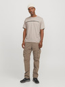 Jack & Jones Maglietta Jack & Jones Fusion Beige Uomo