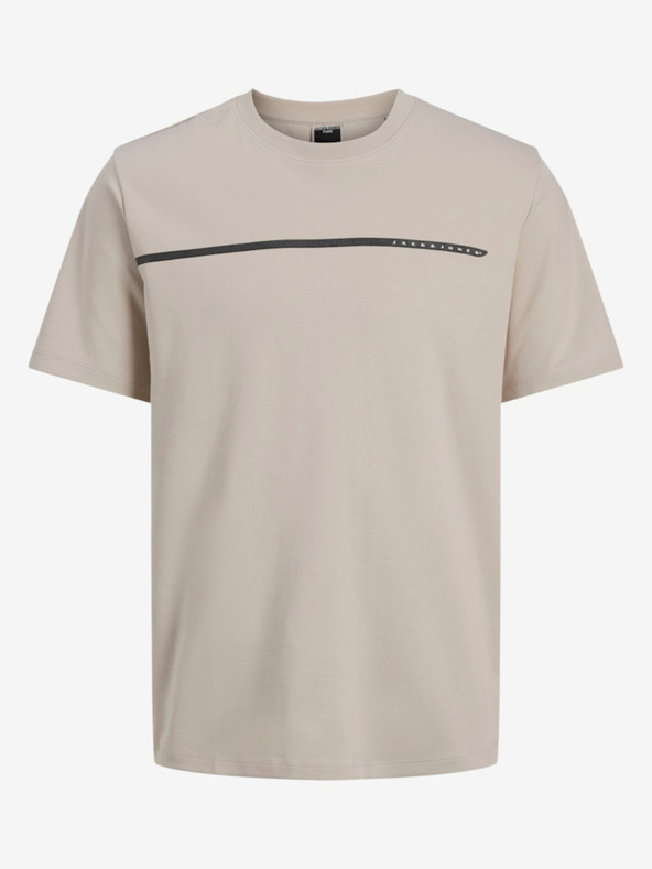 Jack & Jones Maglietta Jack & Jones Fusion Beige Uomo