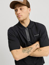 Jack & Jones Polo nera da uomo Jack & Jones Fusion