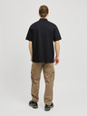 Jack & Jones Polo nera da uomo Jack & Jones Fusion
