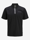 Jack & Jones Polo nera da uomo Jack & Jones Fusion