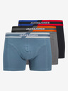 Jack & Jones Set di tre boxer da uomo Jack & Jones in blu, grigio e nero