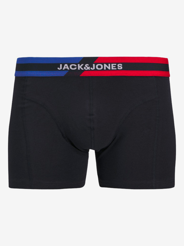 Jack & Jones Set di tre boxer da uomo Jack & Jones in blu, grigio e nero