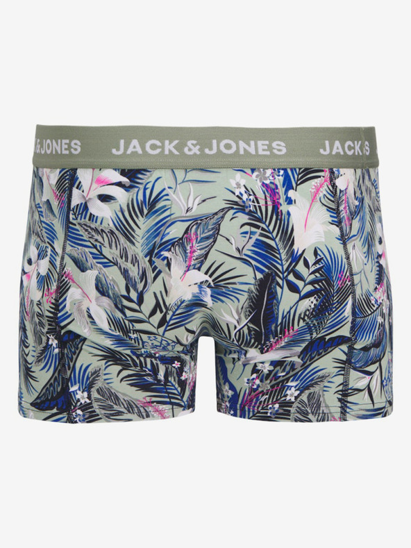 Jack & Jones Set di tre boxer da uomo Jack & Jones in blu, verde e nero