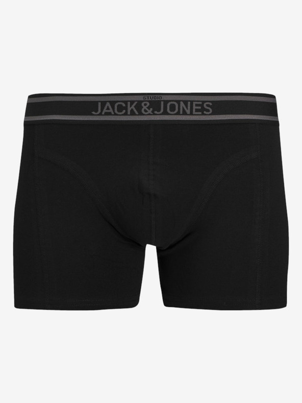 Jack & Jones Set di tre boxer da uomo Jack & Jones in nero e blu