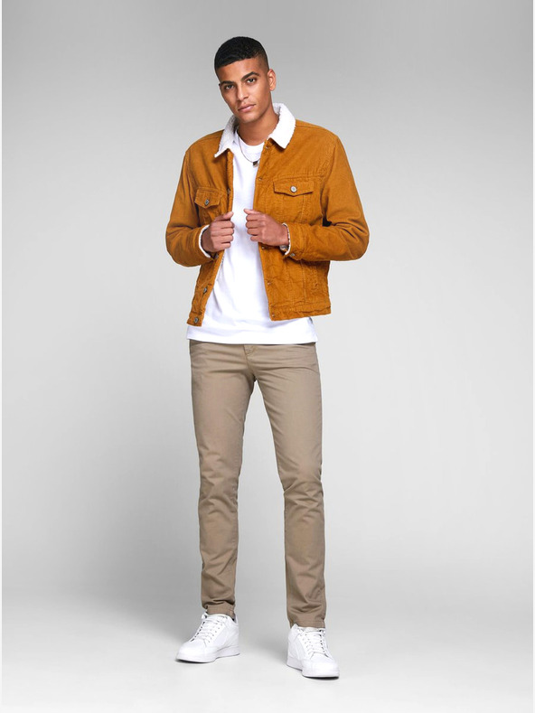Jack & Jones Pantaloni chino beige slim fit Jack & Jones Marco