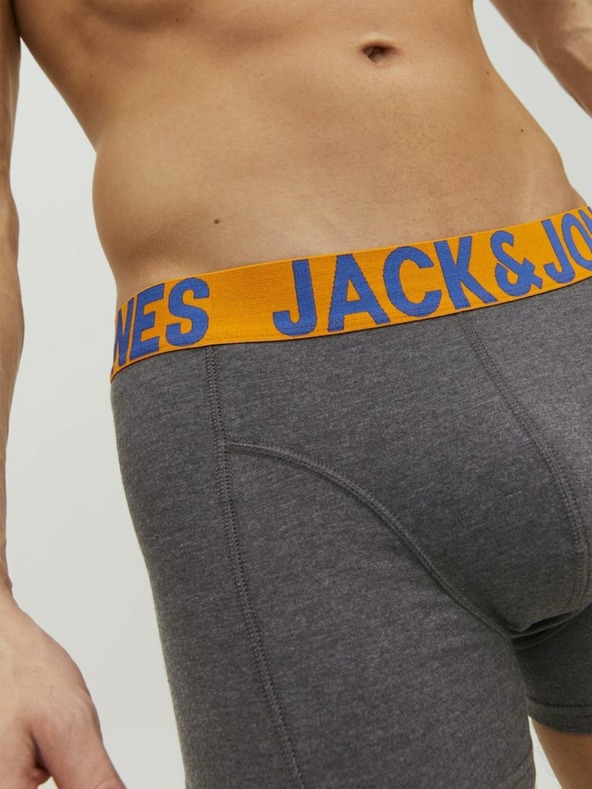 Jack & Jones Set di tre boxer Jack & Jones in nero, blu e grigio