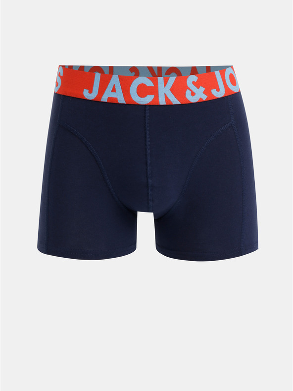 Jack & Jones Set di tre boxer Jack & Jones in nero, blu e grigio