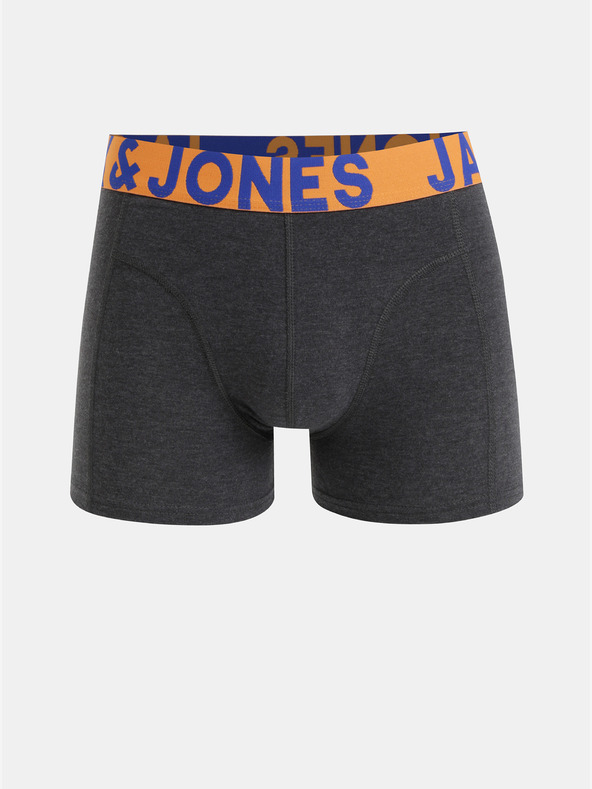 Jack & Jones Set di tre boxer Jack & Jones in nero, blu e grigio