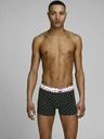 Jack & Jones Set di tre boxer in nero e blu navy con stampa Jack & Jones