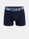 Jack & Jones Set di tre boxer in nero e blu navy con stampa Jack & Jones