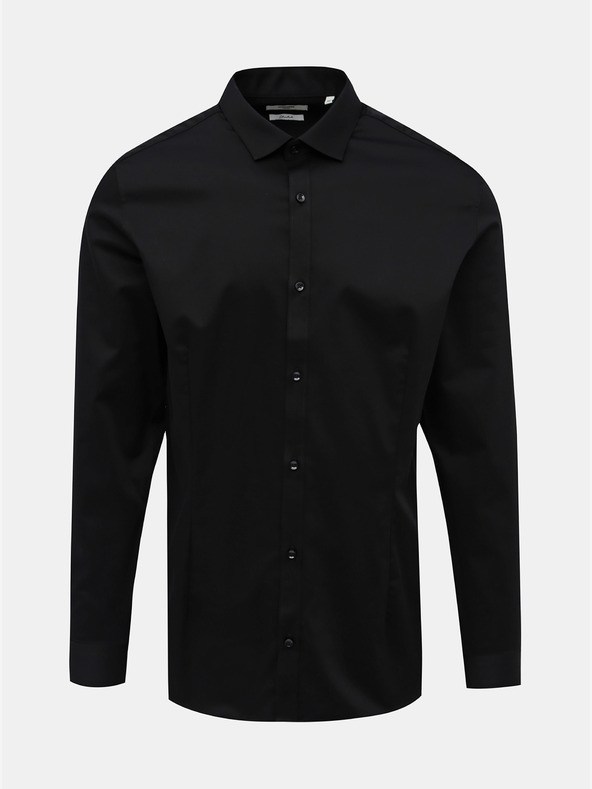 Jack & Jones Camicia nera slim fit Jack & Jones Parma