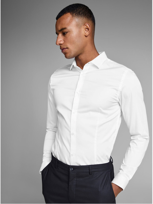 Jack & Jones Camicia bianca slim fit Jack & Jones Parma