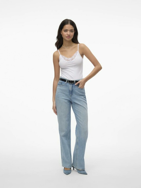 Vero Moda Canotta bianca con pizzo VERO MODA Inge