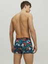 Jack & Jones Set di tre boxer Jack & Jones Flower in blu e nero