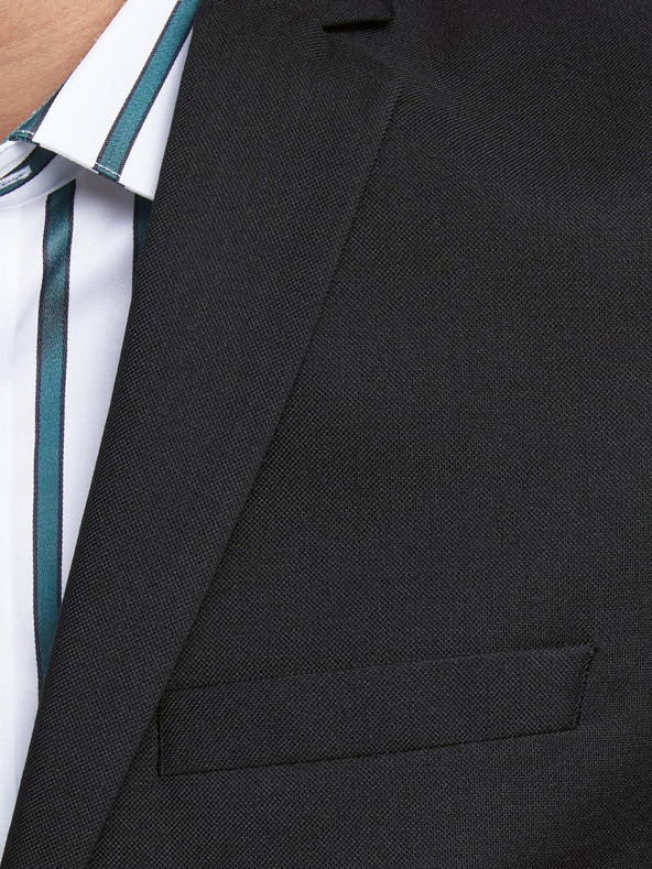 Jack & Jones Blazer nero da uomo Jack & Jones Solaris in misto lana