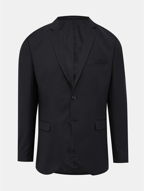 Jack & Jones Blazer nero da uomo Jack & Jones Solaris in misto lana