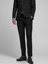 Jack & Jones Pantaloni da abito slim fit in misto lana neri Jack & Jones Solaris